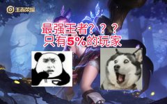 王者荣耀最强王者有多少人（最强王者所占比例分析） 