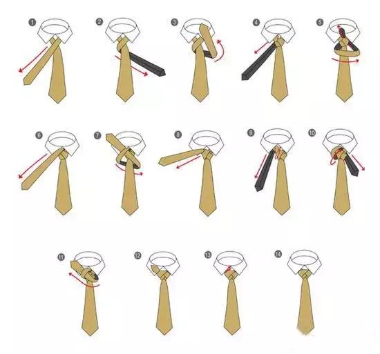 打领带方法有哪些领带15种打法图解大全