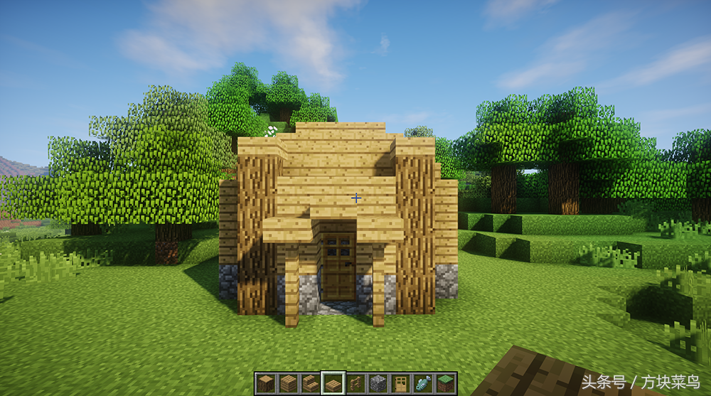 我的世界小木屋建造方法(免费教你搭建小木屋)