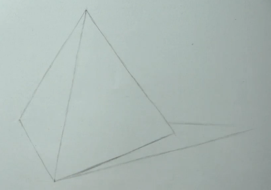 三棱锥图片怎么画简单三棱锥的制作方法