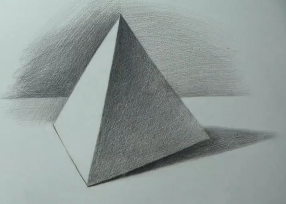 三棱锥图片怎么画(简单三棱锥的制作方法)