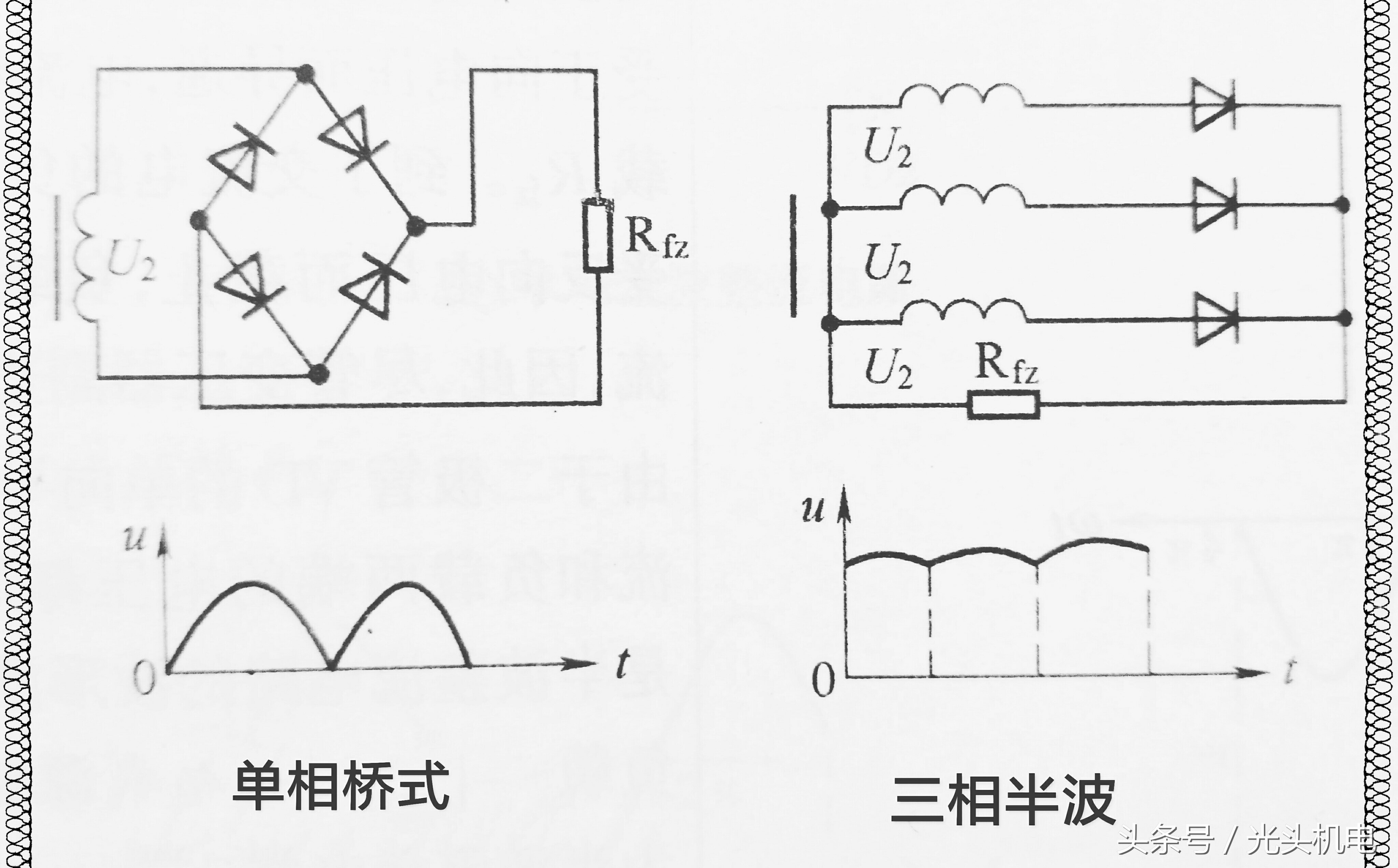 三相半波整流电路原理三相电开关种类