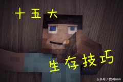 我的世界生存攻略指南（我的世界新手生存108个小技巧） 