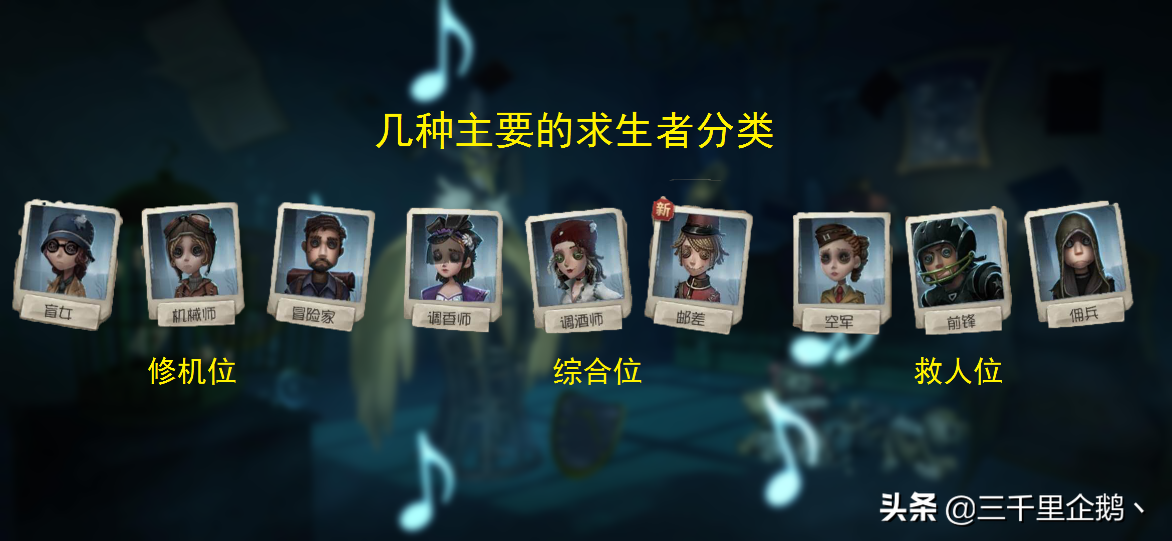 第五人格：入坑必备的新手向求生者攻略，向庄园两周年致敬