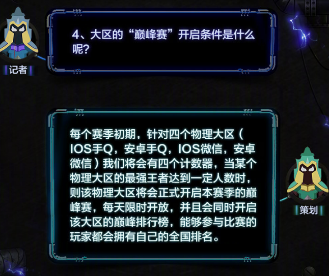 王者荣耀：策划解答，巅峰赛是什么？只有王者才能参与的模式！