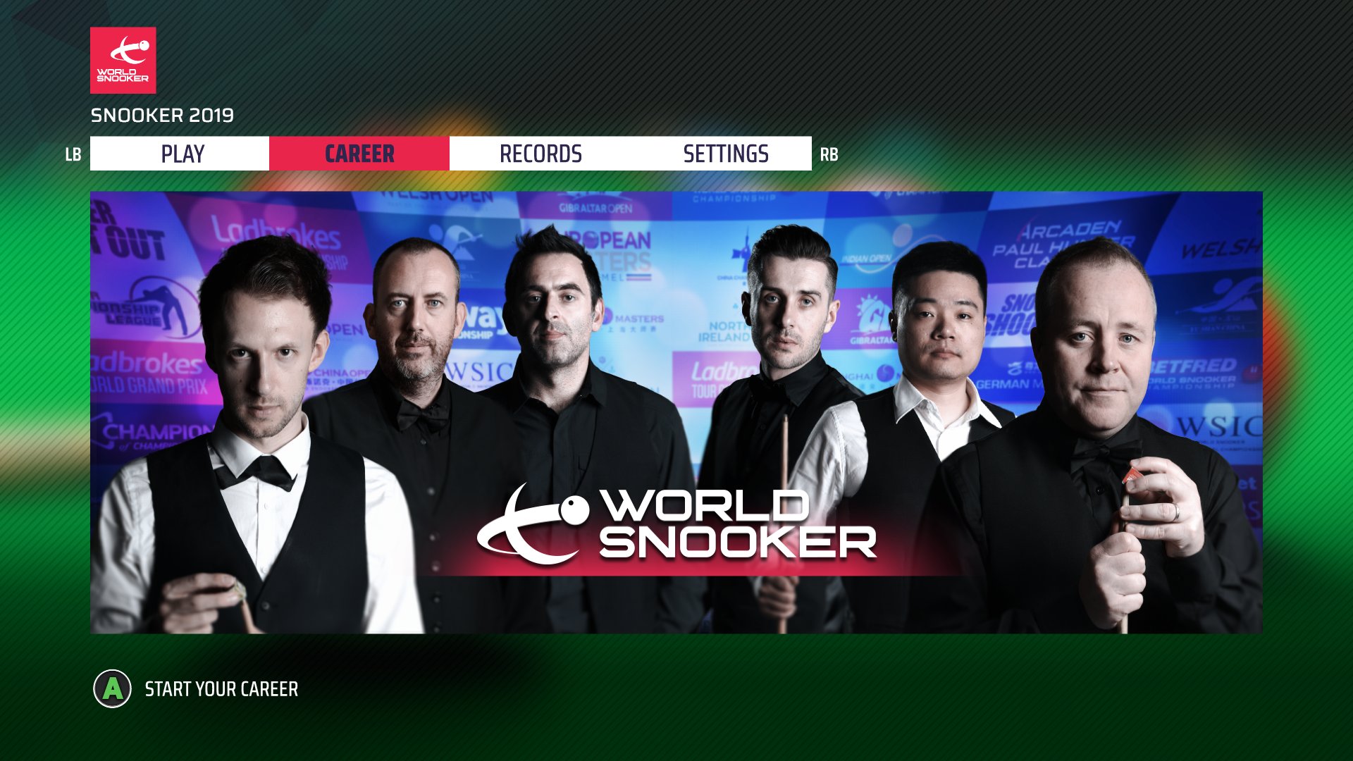 世界斯诺克官方授权游戏《SNOOKER 19》明年多平台发布