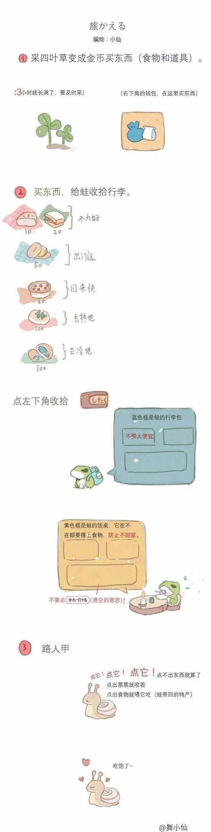 旅行青蛙最强中文攻略！