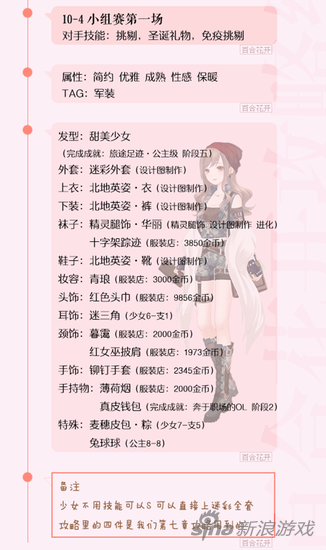 奇迹暖暖第十章少女级S级攻略 适用平民新手