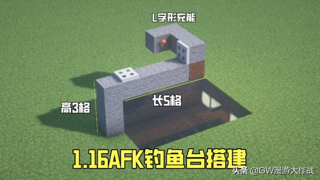 我的世界：1.16没有AFK钓鱼机？5分钟教你做，红石不够黑科技来凑