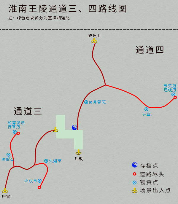 单机游戏《仙剑4》完整图文攻略，详细地图物资标记