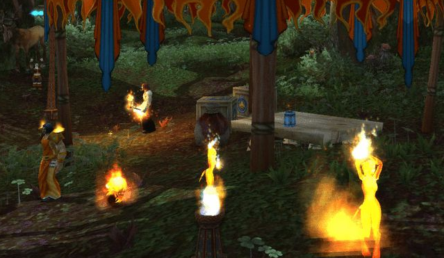 《魔兽世界》TBC为了燃烧之花！火焰节“祭拜篝火”部落跑图攻略