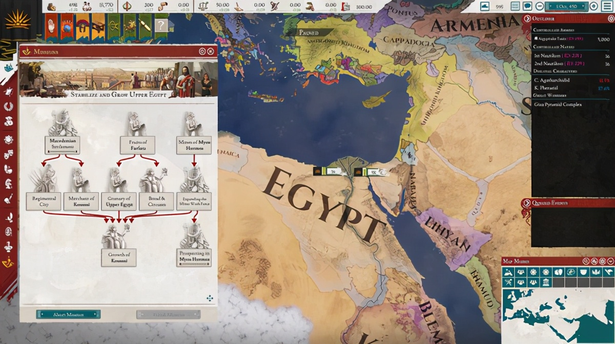 P社游戏《统治者：罗马》，2.0版本更新，全新UI和新DLC
