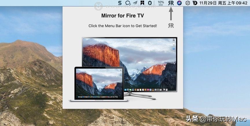 Mac智能电视应用投影程序---Mirror for Fire TV