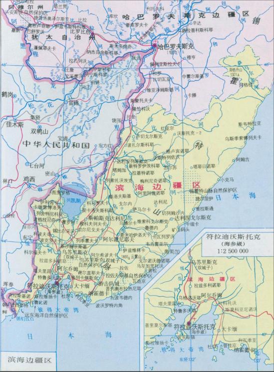 滨海边疆区 行政区划图片