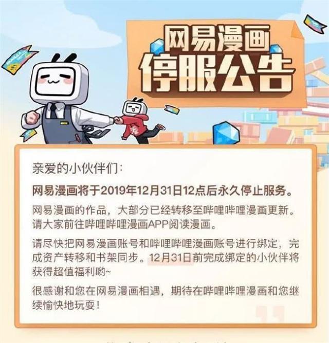 处在风口浪尖的网易，又关停了一项业务——网易漫画