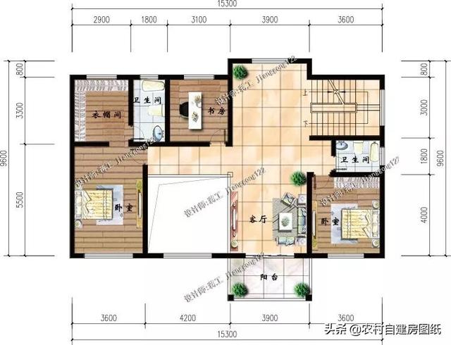 5款新农村自建房设计，带堂屋才完美，2和4最实用