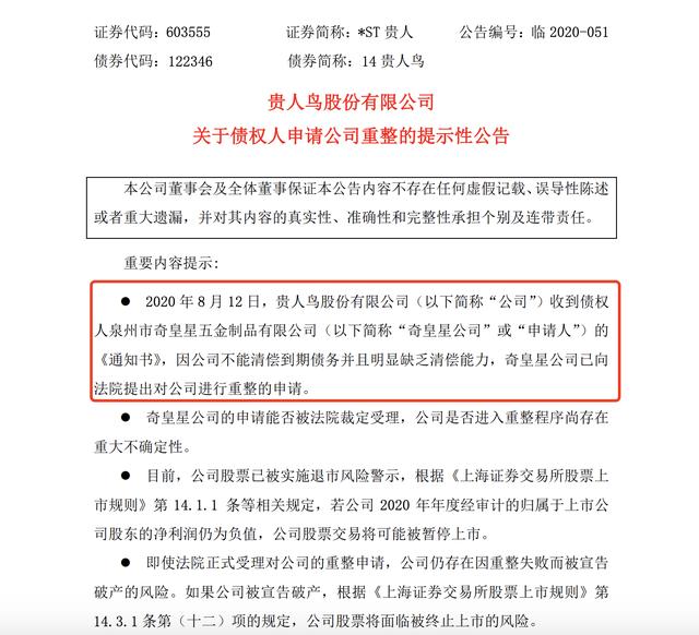 欠250万无力偿还，400亿服装巨头，被破产重整