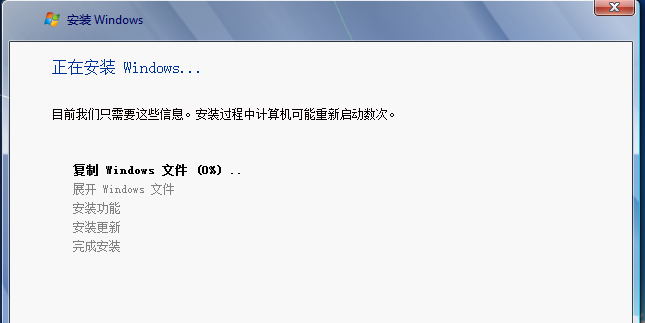 从零开始学装系统——微软官方原版windows7详细安装流程