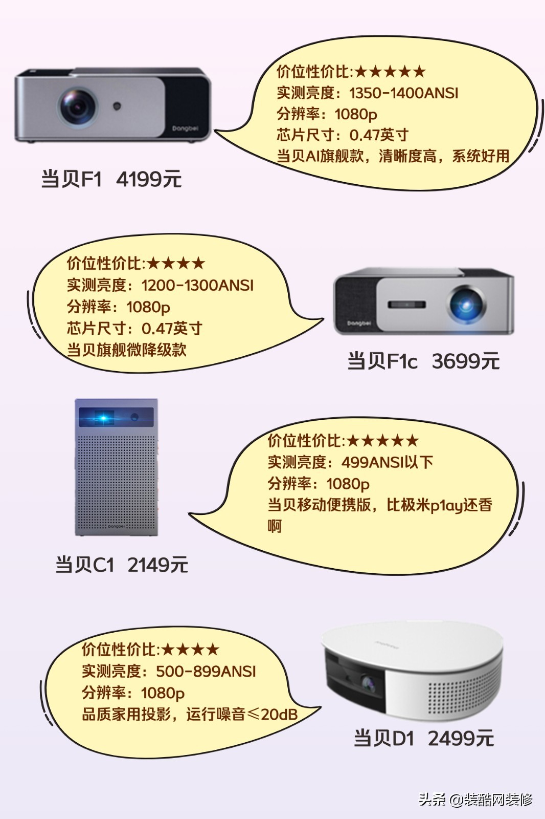 投影仪怎么选？家用投影仪10大品牌