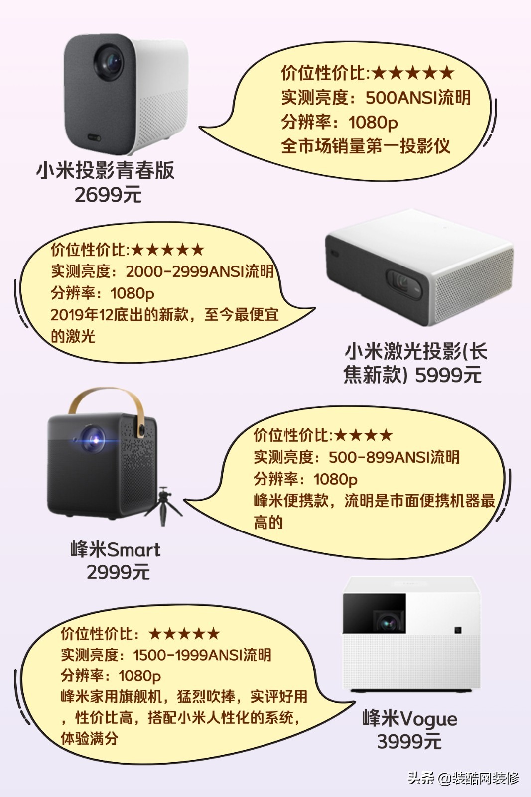 投影仪怎么选？家用投影仪10大品牌