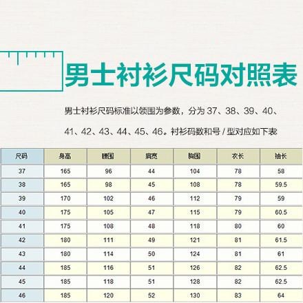 盘点衣服号型_衣服号型是什么意思-第2张图片-潮百科