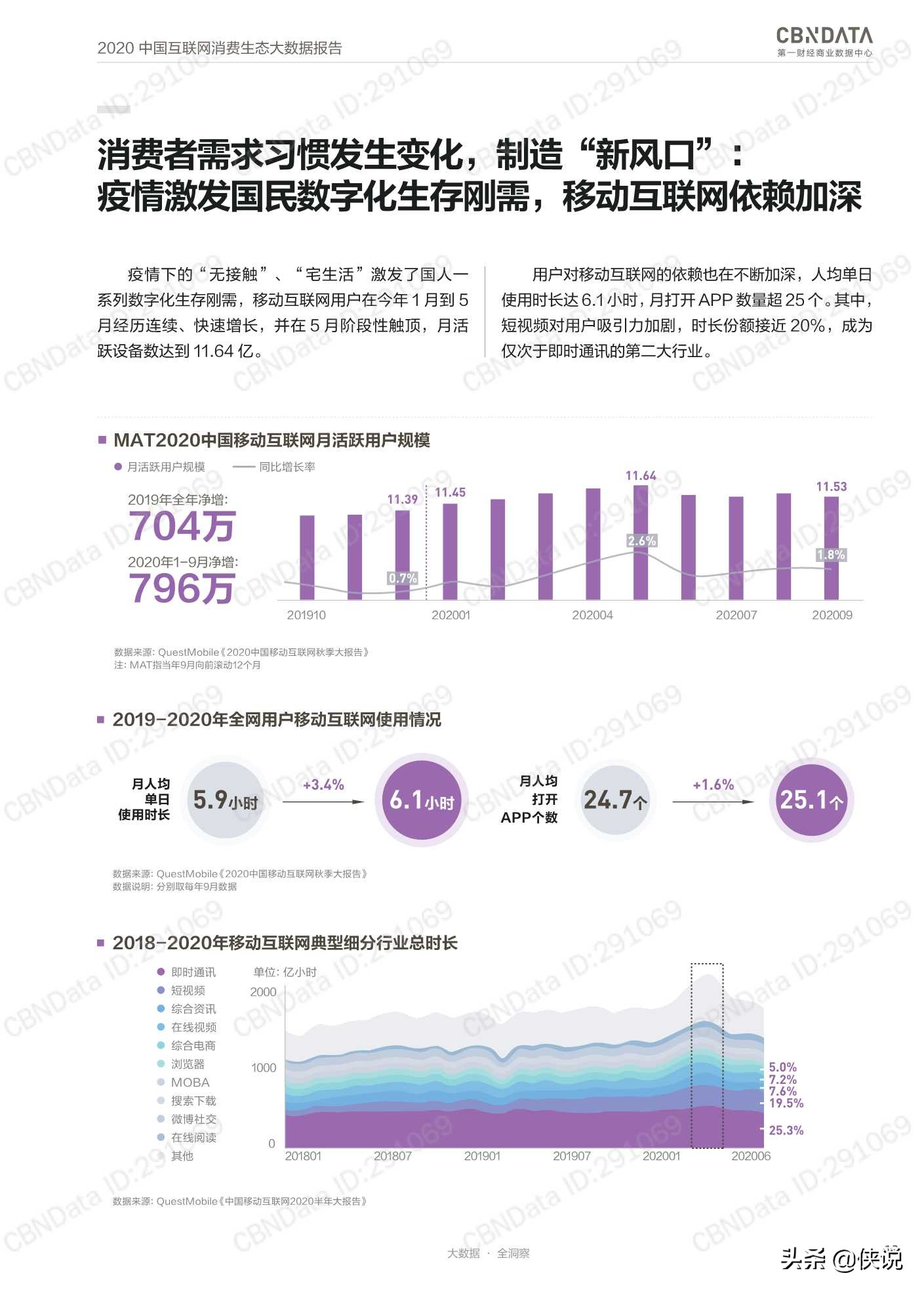 2020中国互联网消费生态大数据报告