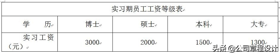 互联网公司薪酬体系设计方案及标准