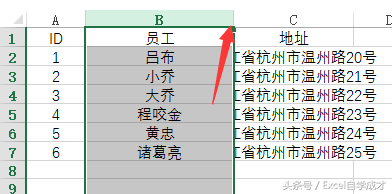 Excel快速调整行高或列宽技巧！