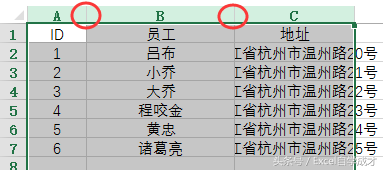 Excel快速调整行高或列宽技巧！