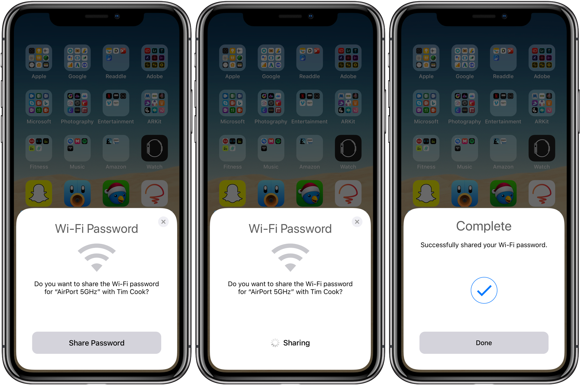 在不泄露密码的情况下 用iPhone共享WiFi网络给好友