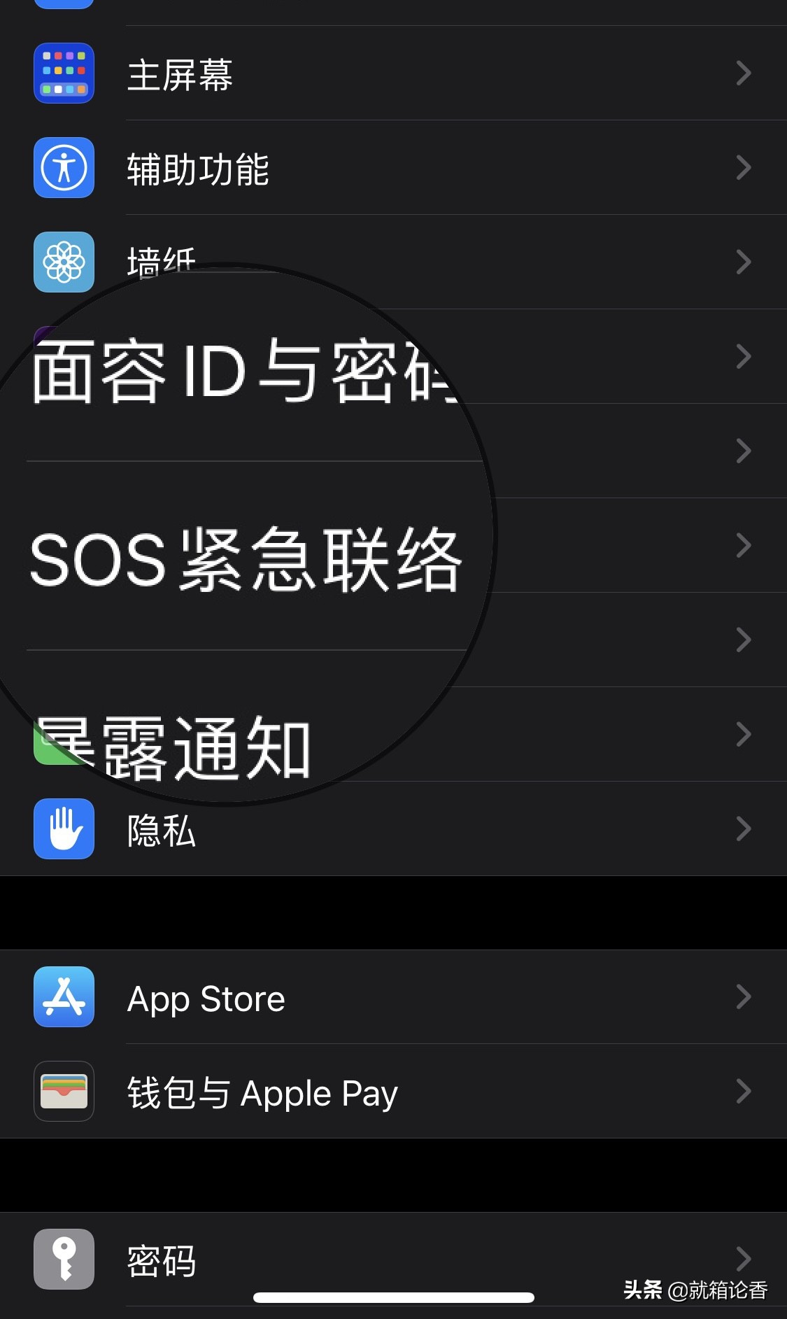 在 iPhone 上使用“SOS 紧急联络”功能