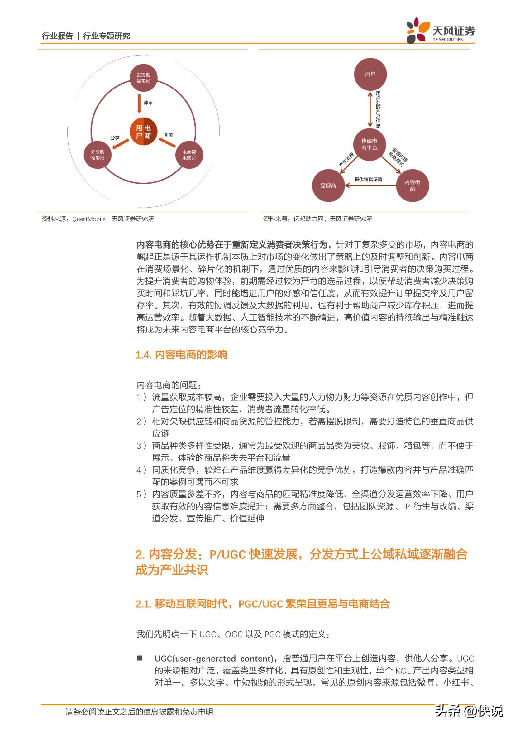 如何看待当下不同电商和内容平台的发展方向？