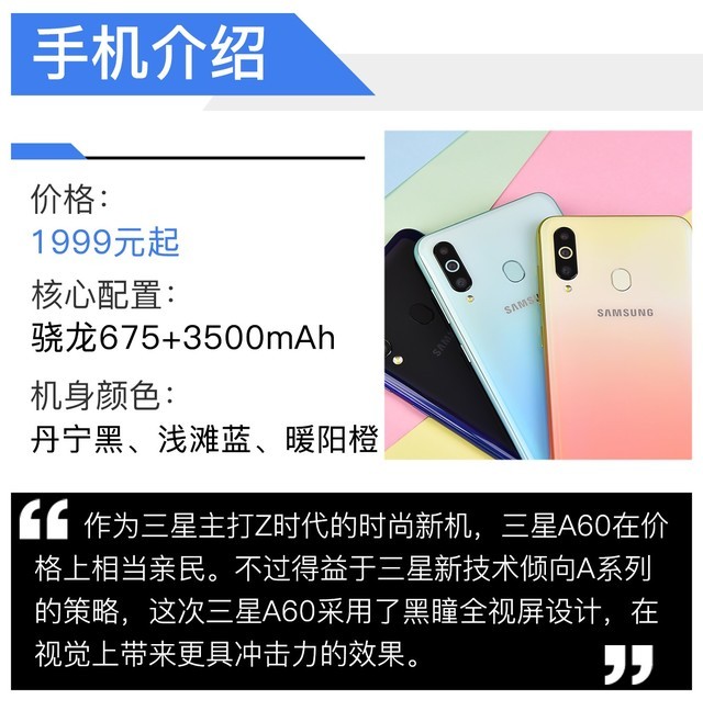 千元档位高性价比首选 三星Galaxy A60全面评测