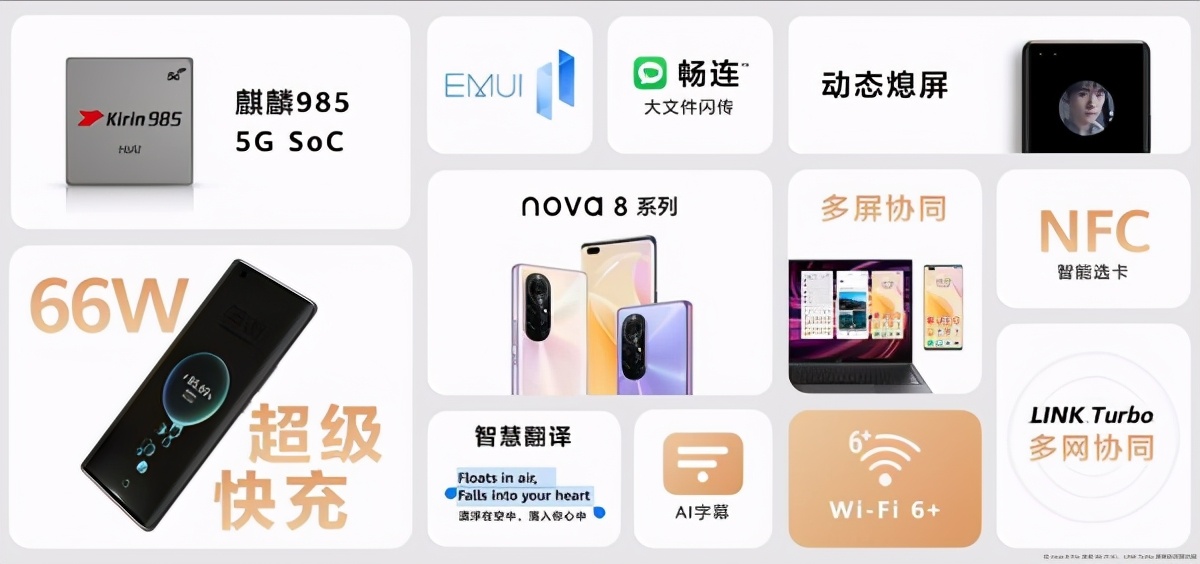 华为nova8系列正式发布 全新8号色加持售3299元起