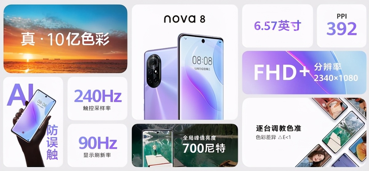 华为nova8系列正式发布 全新8号色加持售3299元起