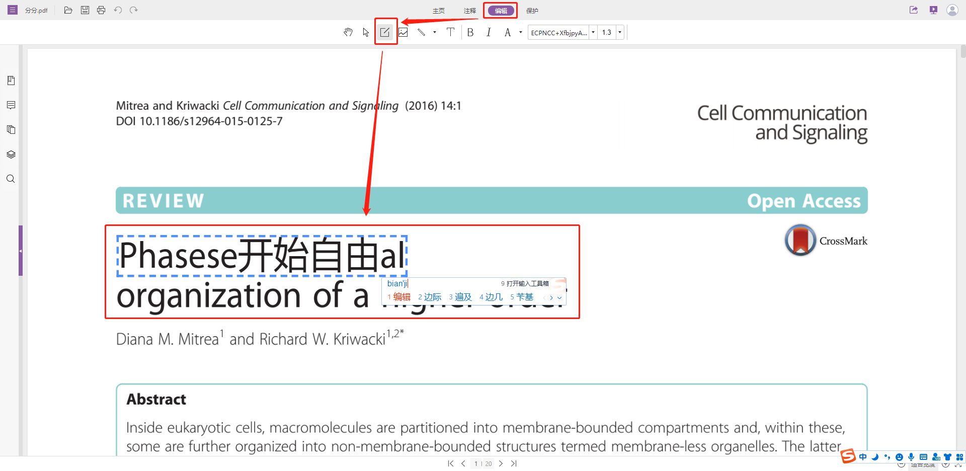 PDF编辑器免费版使用教程