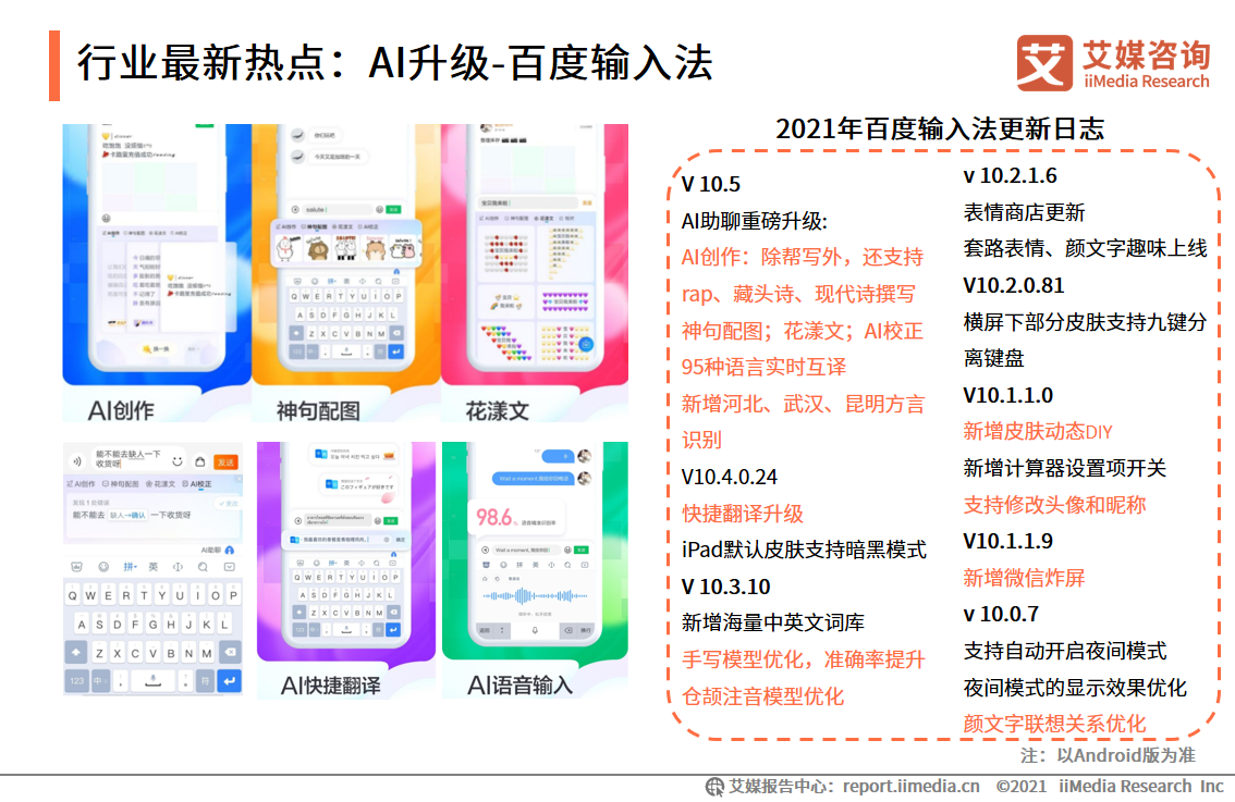 中国第三方手机输入法行业报告：2021年用户规模预计达7.81亿人
