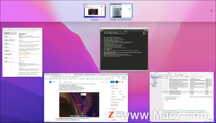 如何在苹果Mac上进行分屏，多任务处理？