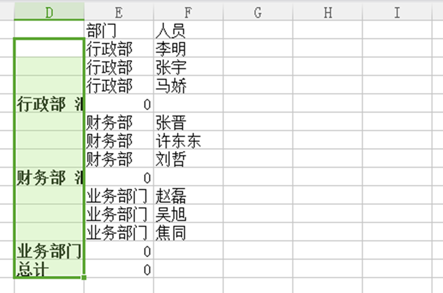 表格技巧—Excel怎么批量合并单元格