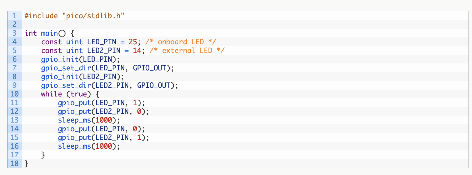 树莓派Pico快速上手教程之MicroPython和C使用说明