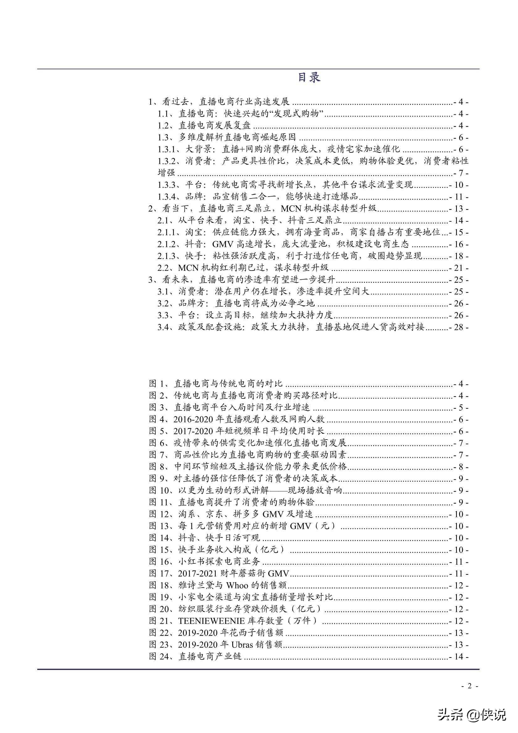 2021年中国直播电商行业发展前景及MCN机构转型升级研究报告