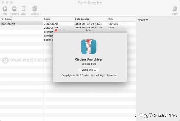 Mac上好用的解压缩工具Cisdem Unarchiver