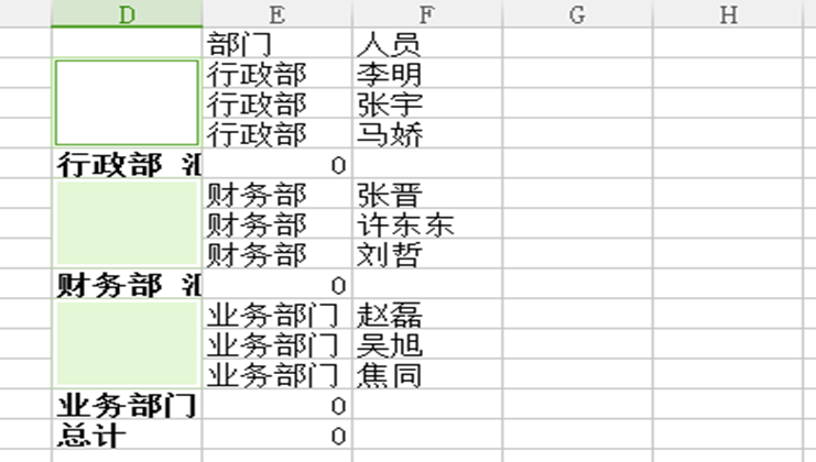 表格技巧—Excel怎么批量合并单元格