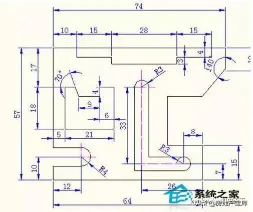 cad画斜线怎么画介绍；理解cad画45度斜线命令