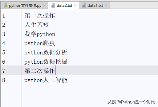 python文件操作，助你快速掌握常用的操作