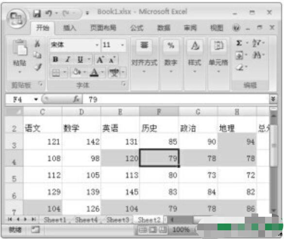 突出显示excel2007表格重复值数据教程