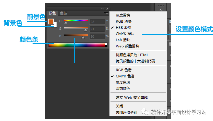 ps拾色器在哪设置知识,ps拾色器放到工具栏看看