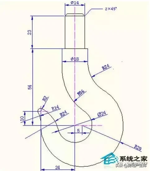 cad画斜线怎么画介绍；理解cad画45度斜线命令