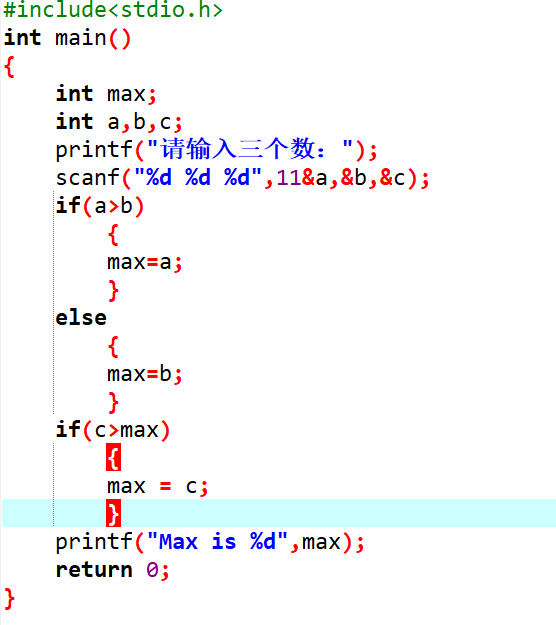 教你C语言、Python、Scratch语言比较三个数大小的方法