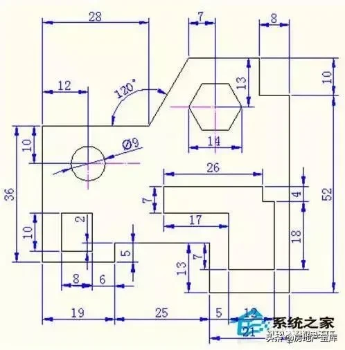 cad画斜线怎么画介绍；理解cad画45度斜线命令